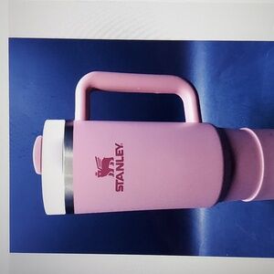 Stanley Pink H2O Flowstate Travel Mug, 30 oz, Stainless Interior, Removable Cup